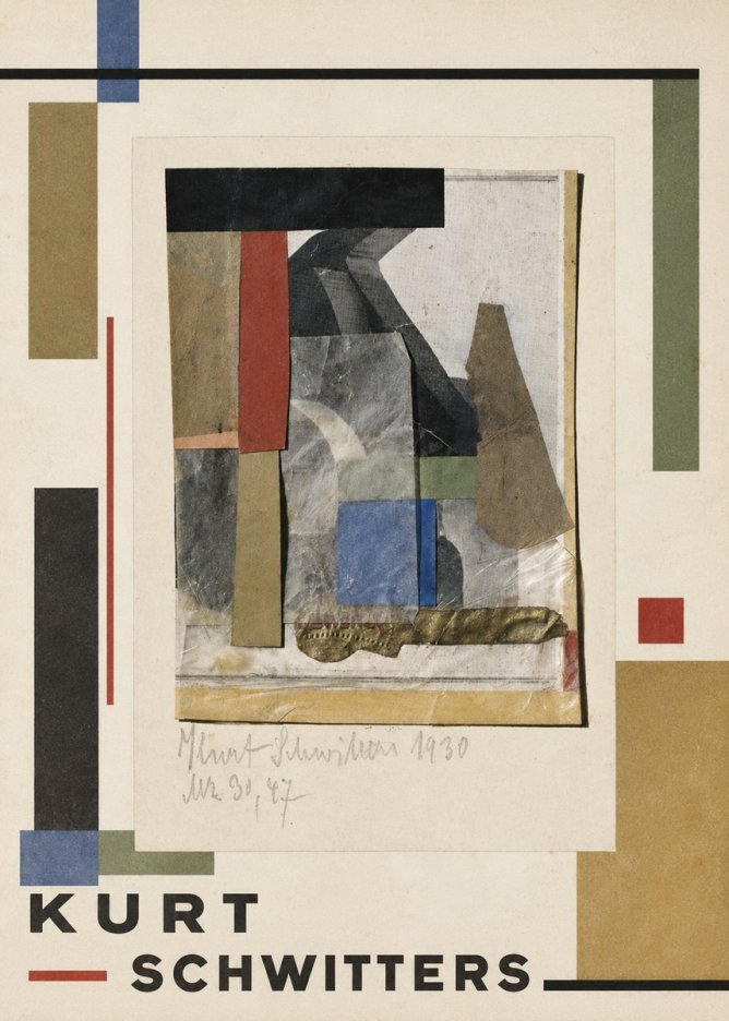 Kurt Schwitters Merz Schwitters 1930 Nr 30, 47 No1 - Plakát
