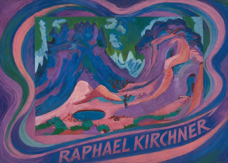 Raphael Kirchner Mountain Landscape II No4 - Plakát