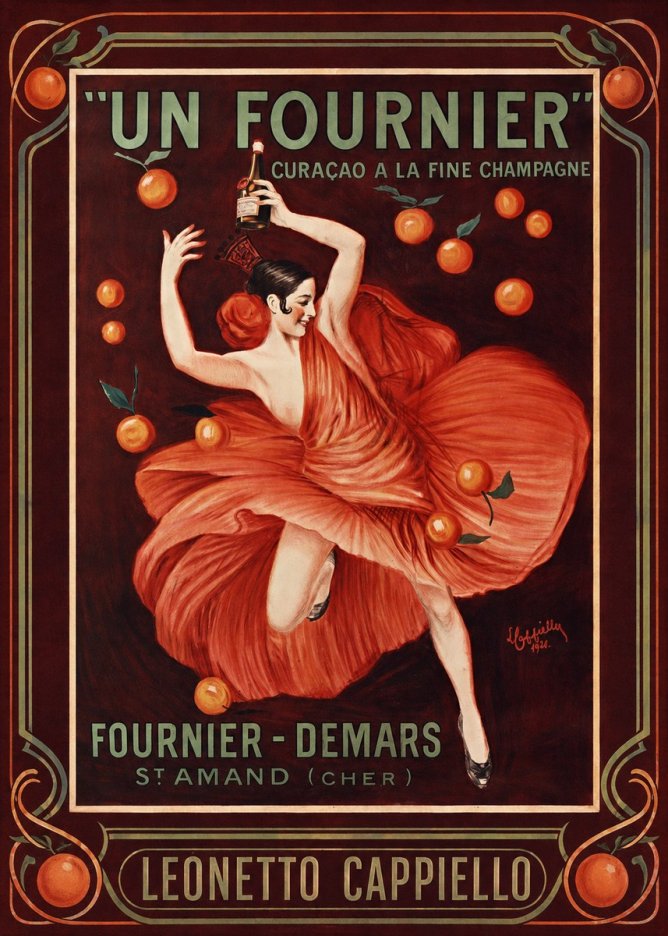 Leonetto Cappiello Un Fournier No1 - Plakát