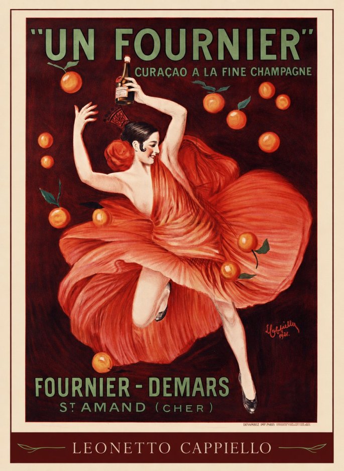 Leonetto Cappiello Un Fournier No3 - Plakát