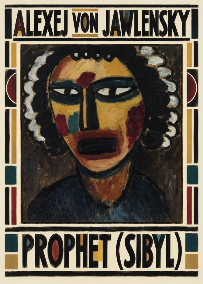Alexej von Jawlensky Prophet (Sibil) No1 - Plakát