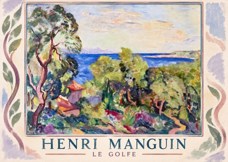 Henri Manguin Le Golfe No1 - Plakát
