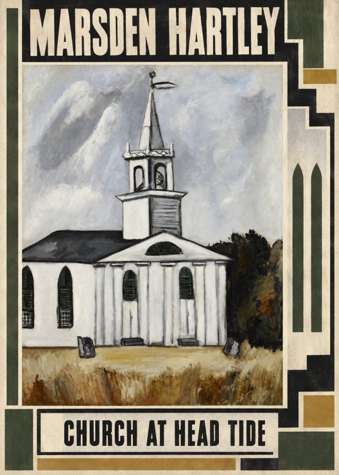 Marsden Hartley Church at Head Tide No2 - Plakát