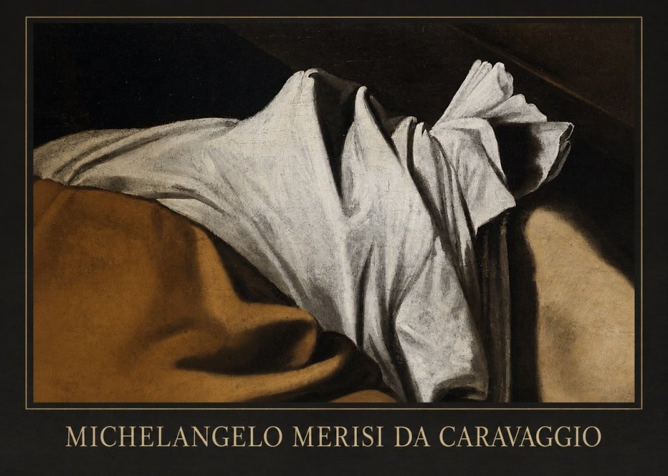 Michelangelo Merisi da Caravaggio Drapery Study No1 - Plakát