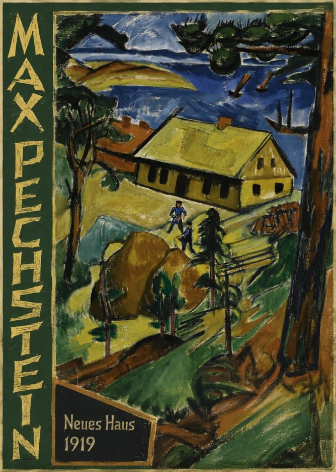Max Pechstein Neues Haus No2 - Plakát