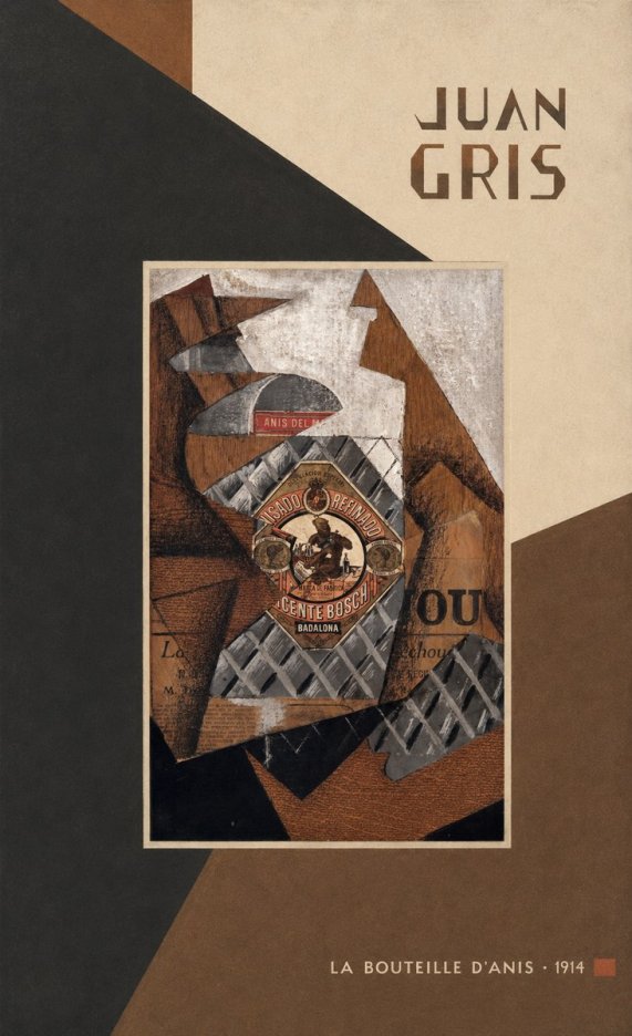 Juan Gris La Bouteille D'anis - 1914 No5 - Plakát
