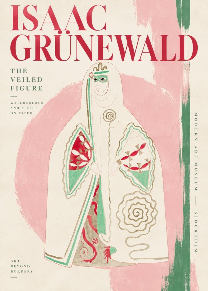 Isaac Grünewald The Veiled Figure No3 - Plakát
