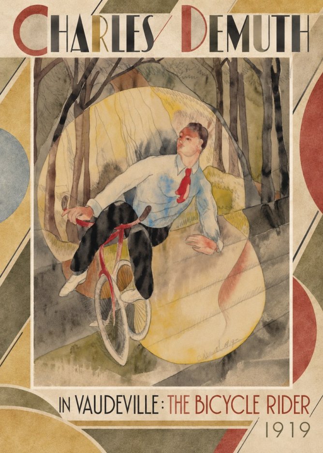 Charles Demuth In Vaudeville: the Bicycle Rider No2 - Plakát