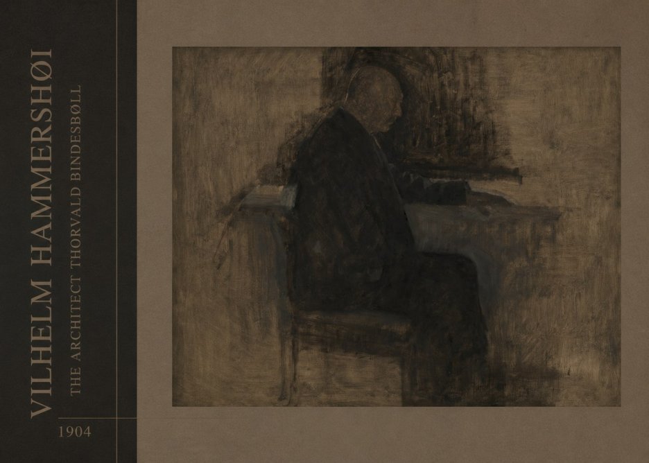 Vilhelm Hammershøi The Architect Thorvald Bindesbøll No2 - Plakát