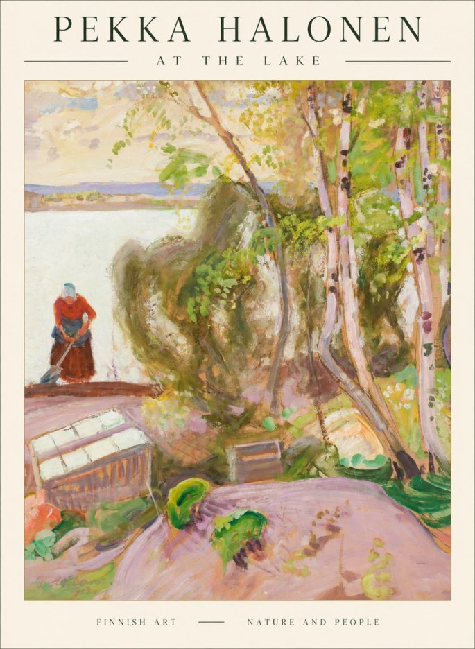Pekka Halonen At the Lake No1 - Plakát