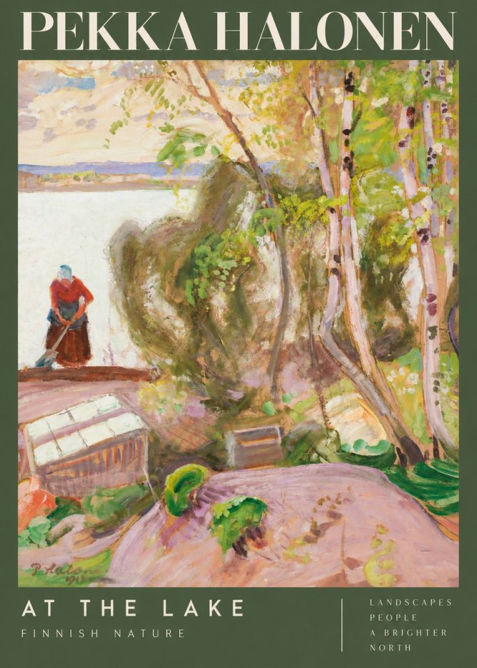 Pekka Halonen At the Lake No2 - Plakát