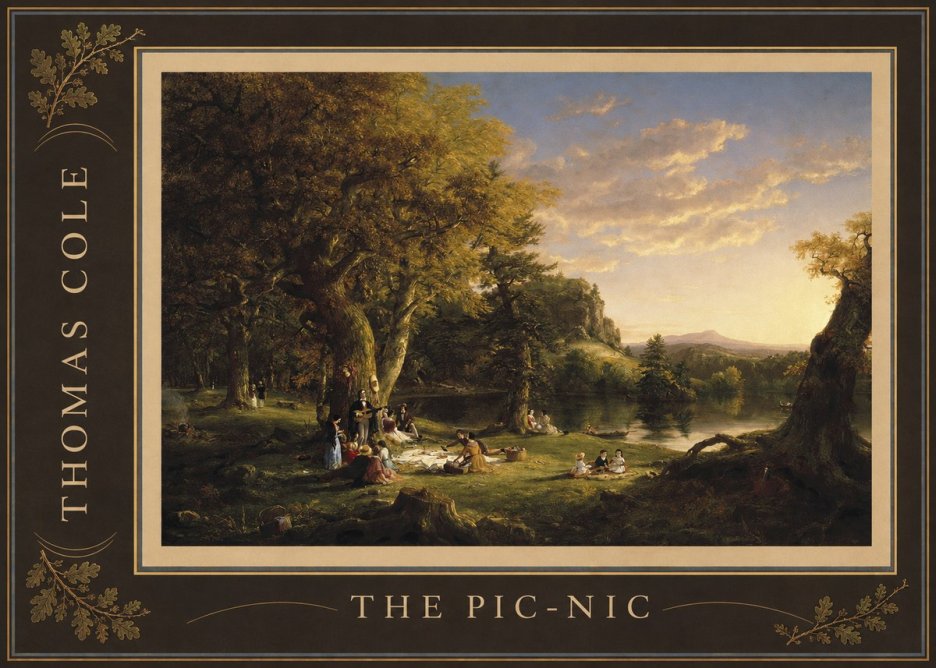 Thomas Cole The Pic-nic II No2 - Plakát