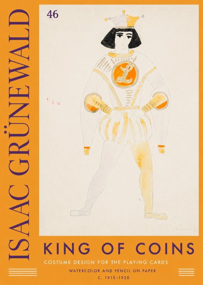Isaac Grünewald King of Coins No2 - Plakát