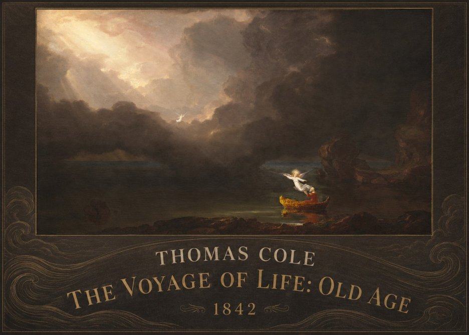 Thomas Cole The Voyage of Life: Old Age IV No4 - Plakát