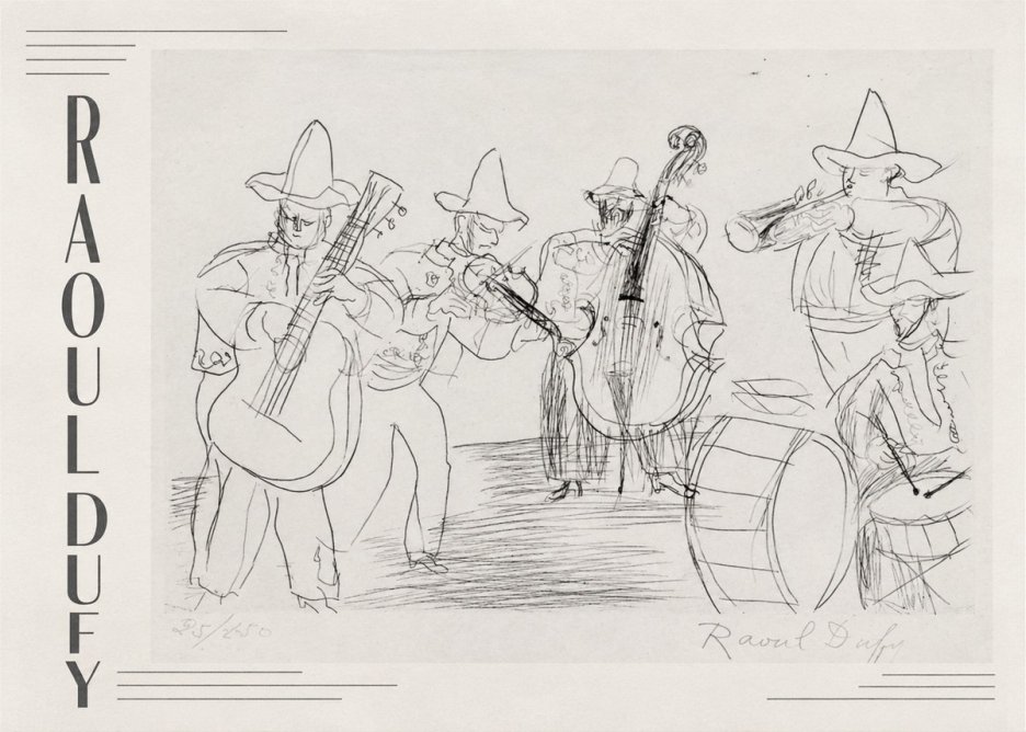Raoul Dufy Musicians No2 - Plakát