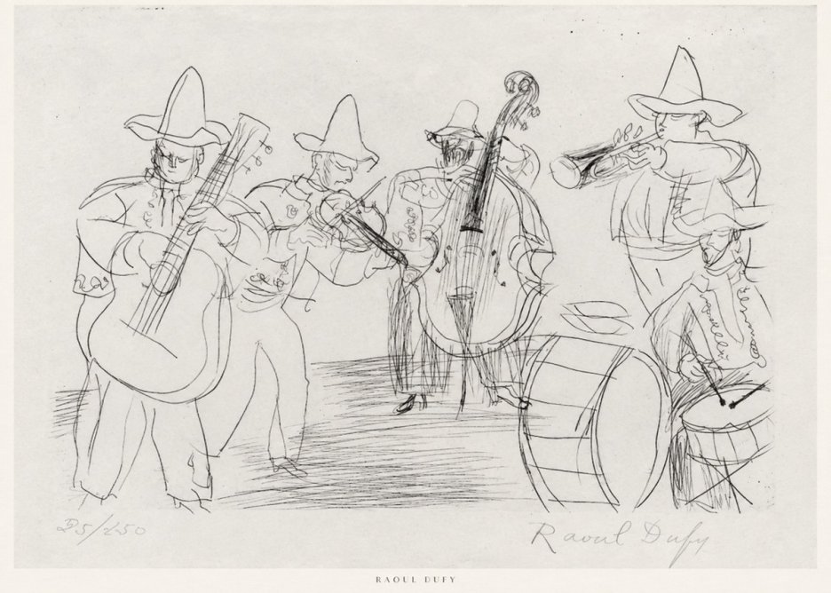 Raoul Dufy Musicians No6 - Plakát