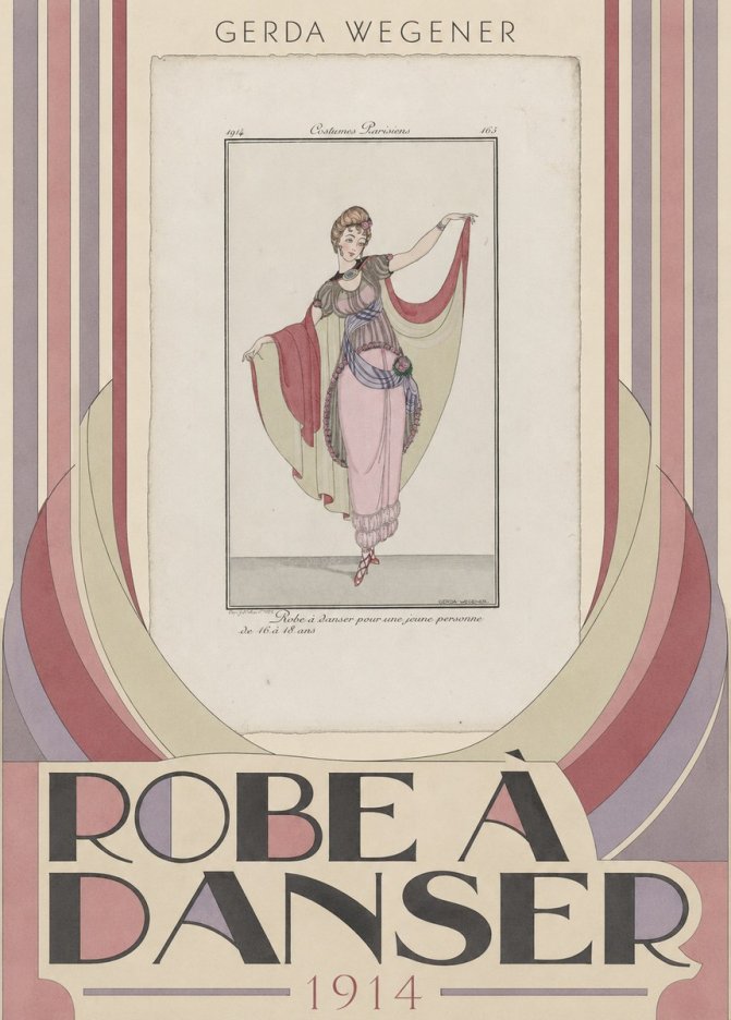 Gerda Wegener Robe À Danser No5 - Plakát