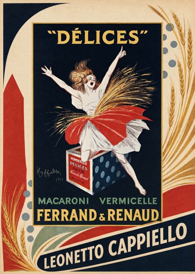 Leonetto Cappiello Délices II No1 - Plakát