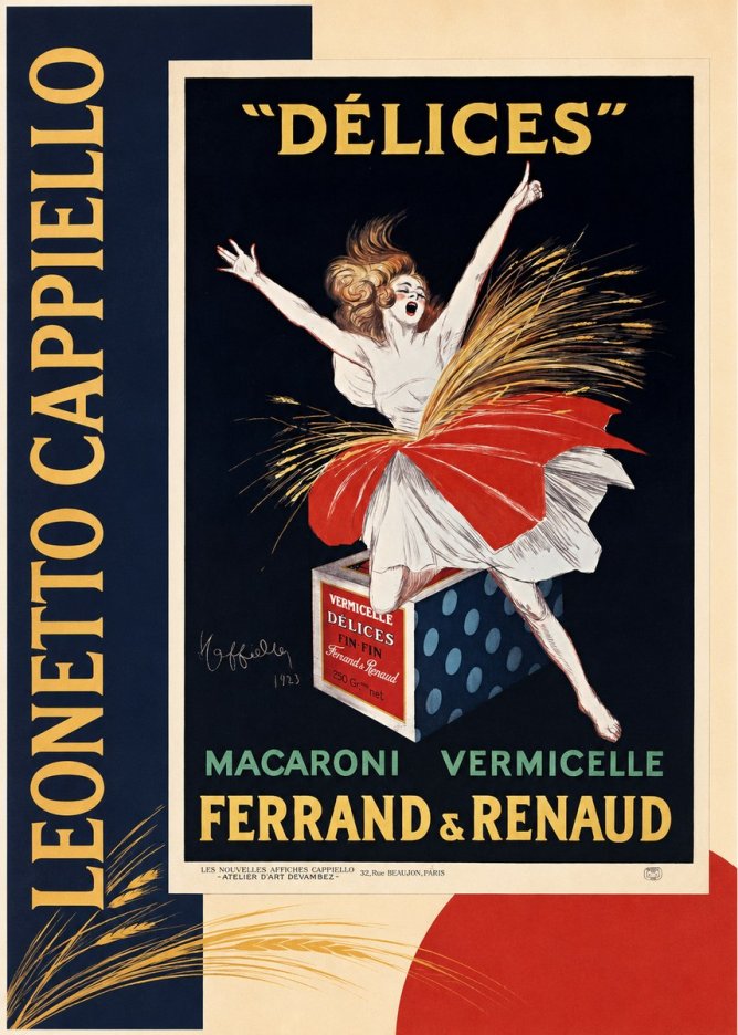 Leonetto Cappiello Délices II No3 - Plakát