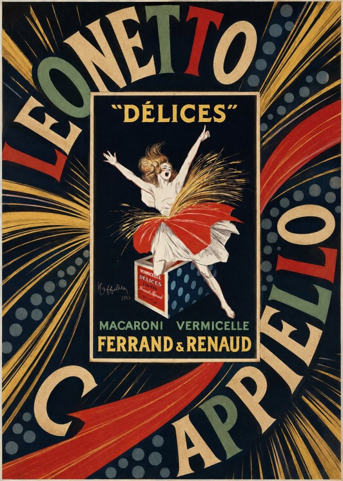Leonetto Cappiello Délices II No5 - Plakát