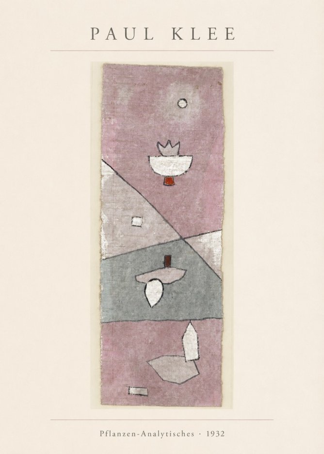 Paul Klee Pflanzen-analytisches No4 - Plakát