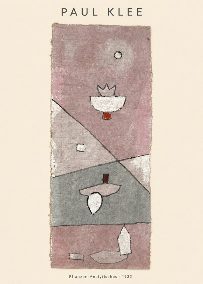 Paul Klee Pflanzen-analytisches No5 - Plakát