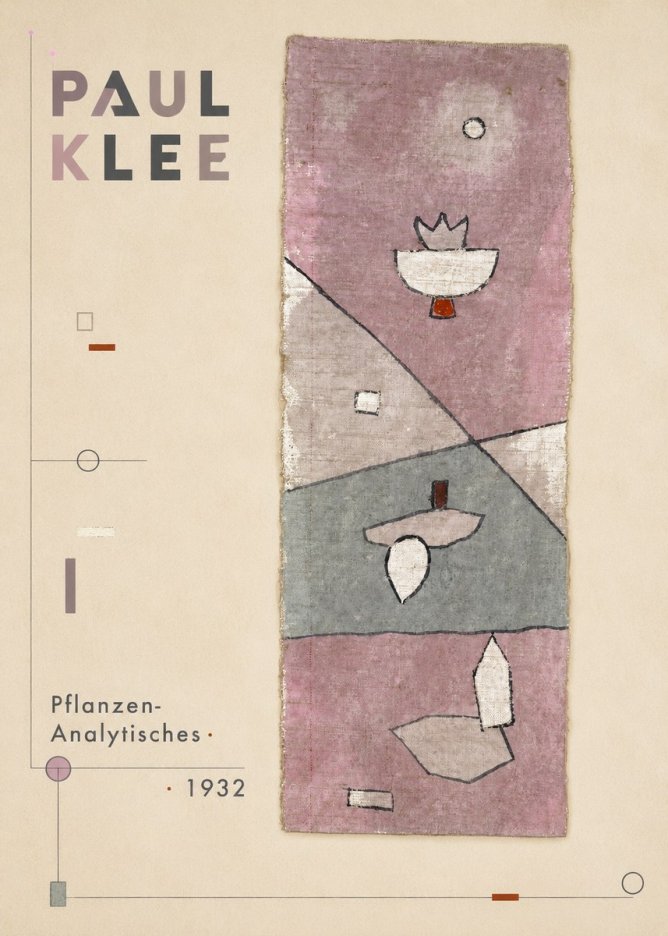 Paul Klee Pflanzen-analytisches No6 - Plakát
