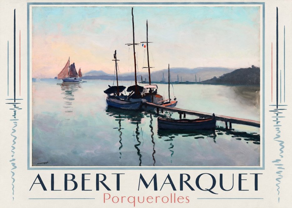 Albert Marquet Porquerolles No1 - Plakát