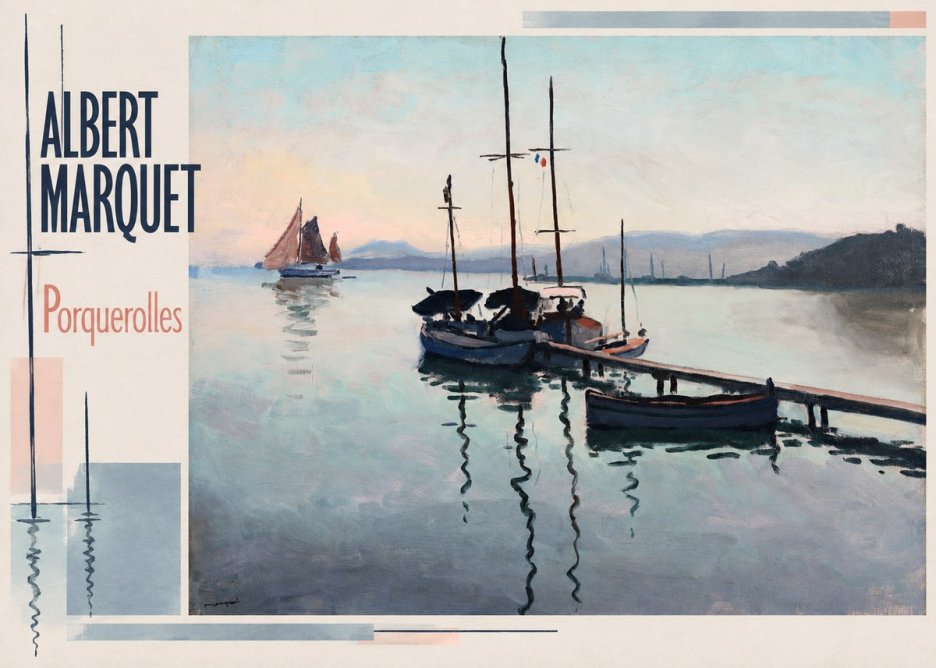 Albert Marquet Porquerolles No2 - Plakát