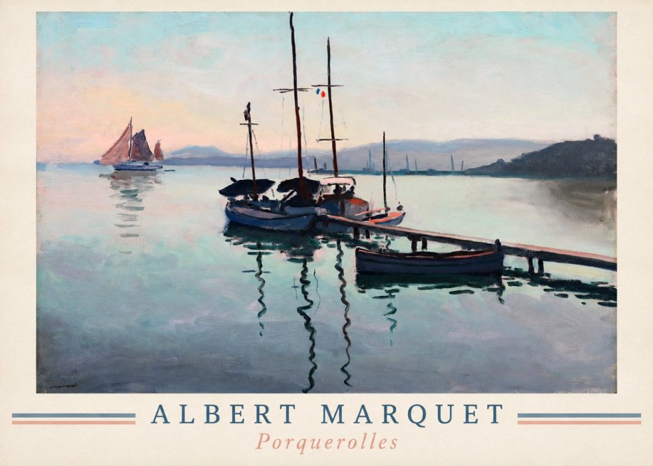 Albert Marquet Porquerolles No6 - Plakát