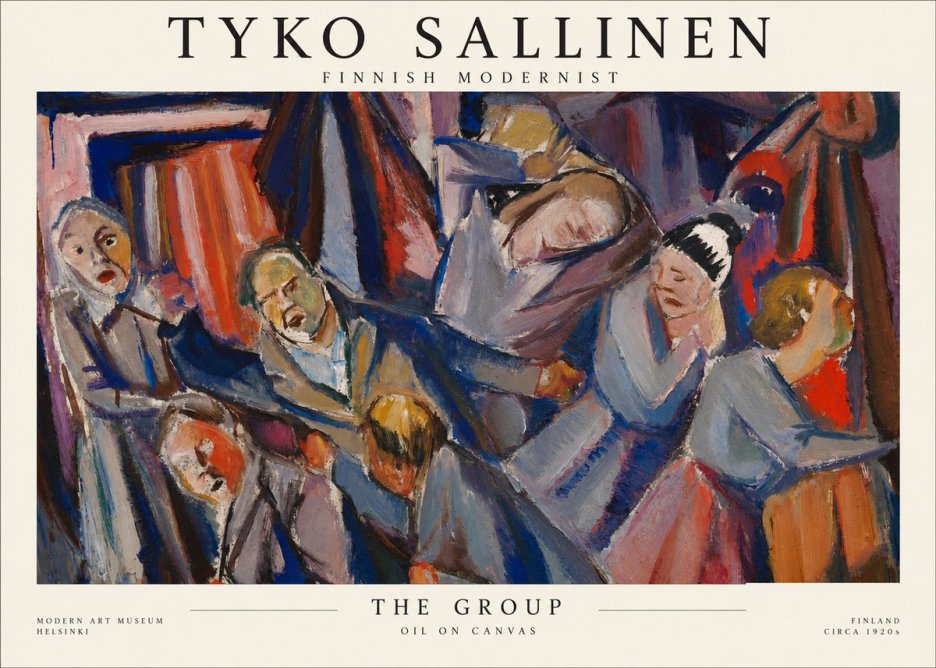 Tyko Sallinen The Group No1 - Plakát