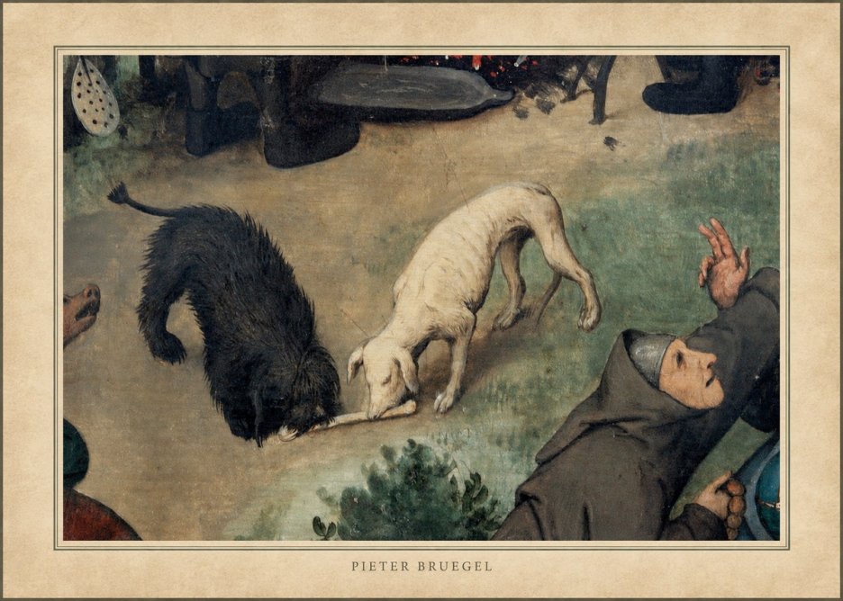 Pieter Bruegel The Beggars No4 - Plakát
