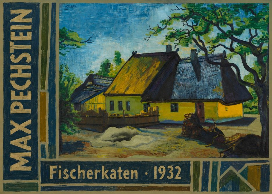 Max Pechstein Fischerkaten No3 - Plakát
