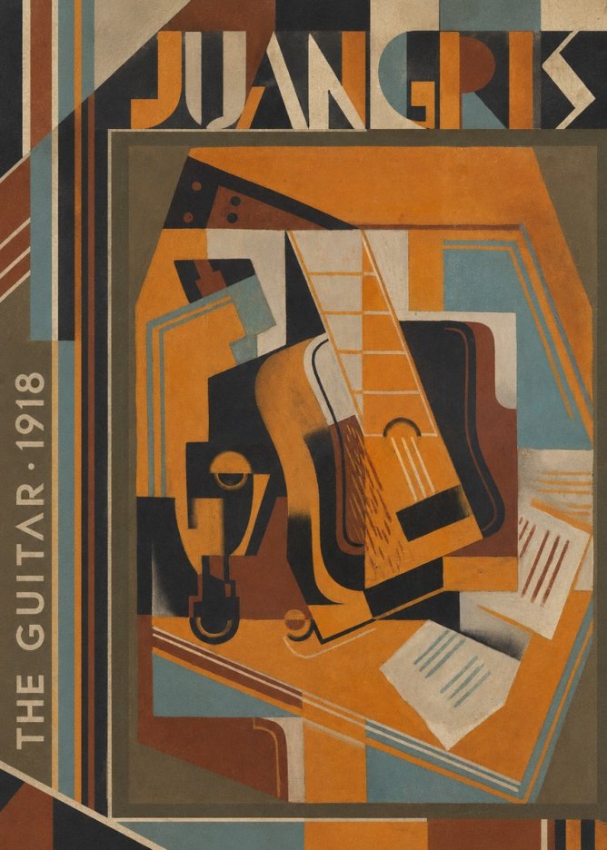 Juan Gris The Guitar No4 - Plakát