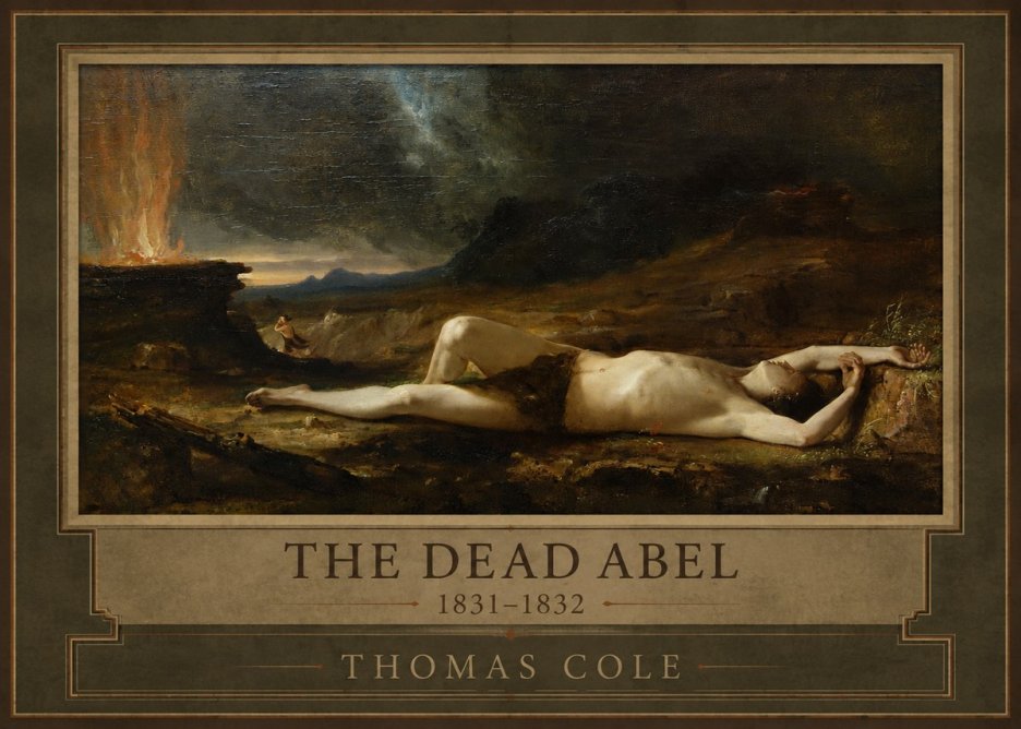 Thomas Cole The Dead Abel No1 - Plakát