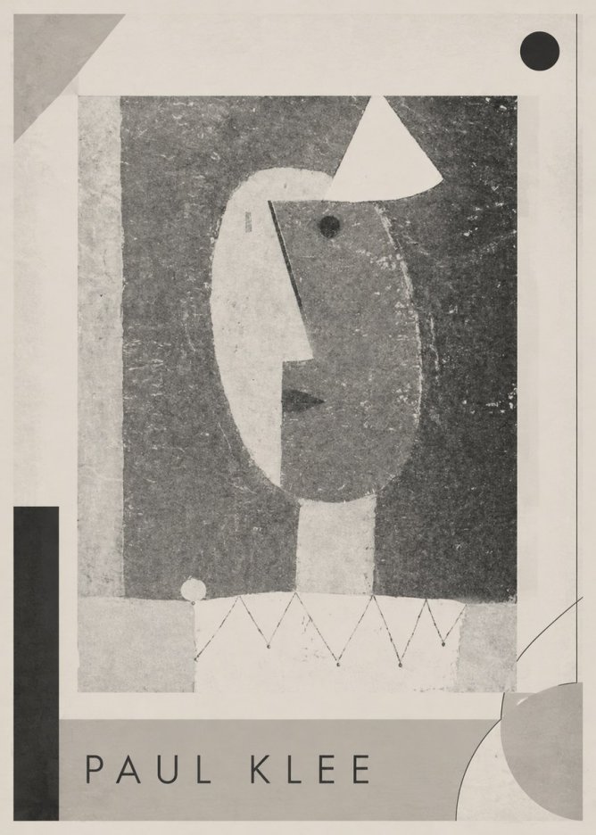 Paul Klee The Clown No1 - Plakát