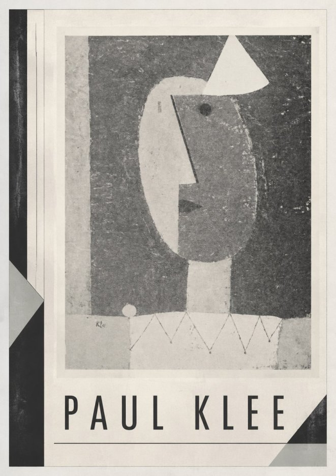 Paul Klee The Clown No3 - Plakát