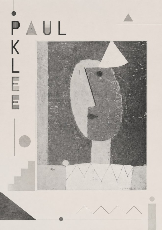 Paul Klee The Clown No4 - Plakát