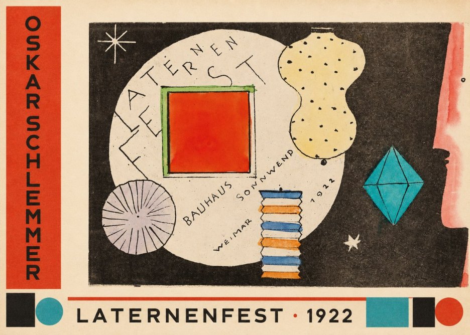 Oskar Schlemmer Laternenfest No2 - Plakát