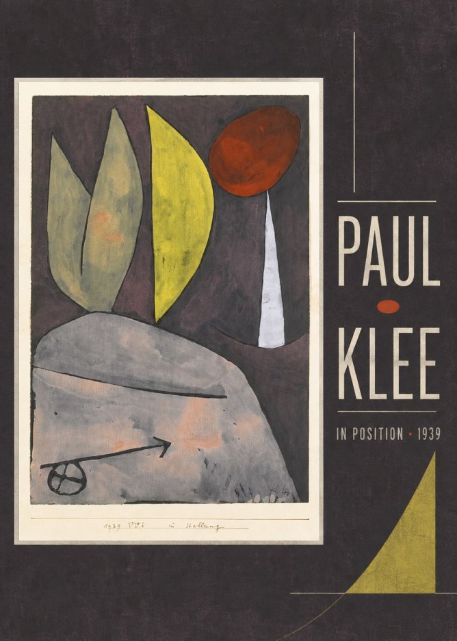 Paul Klee In Position No5 - Plakát
