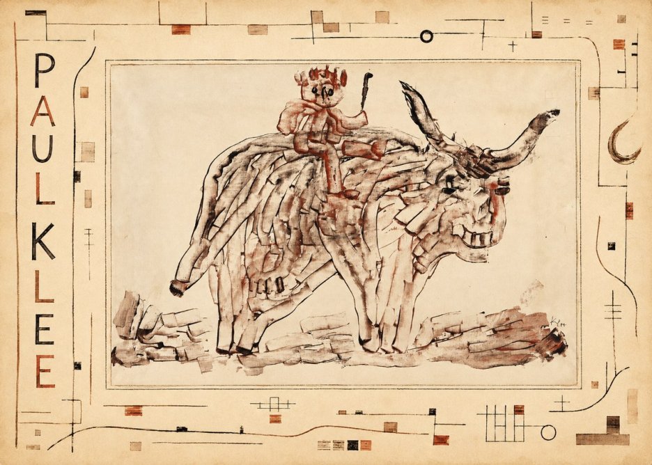 Paul Klee Bear Rider No3 - Plakát