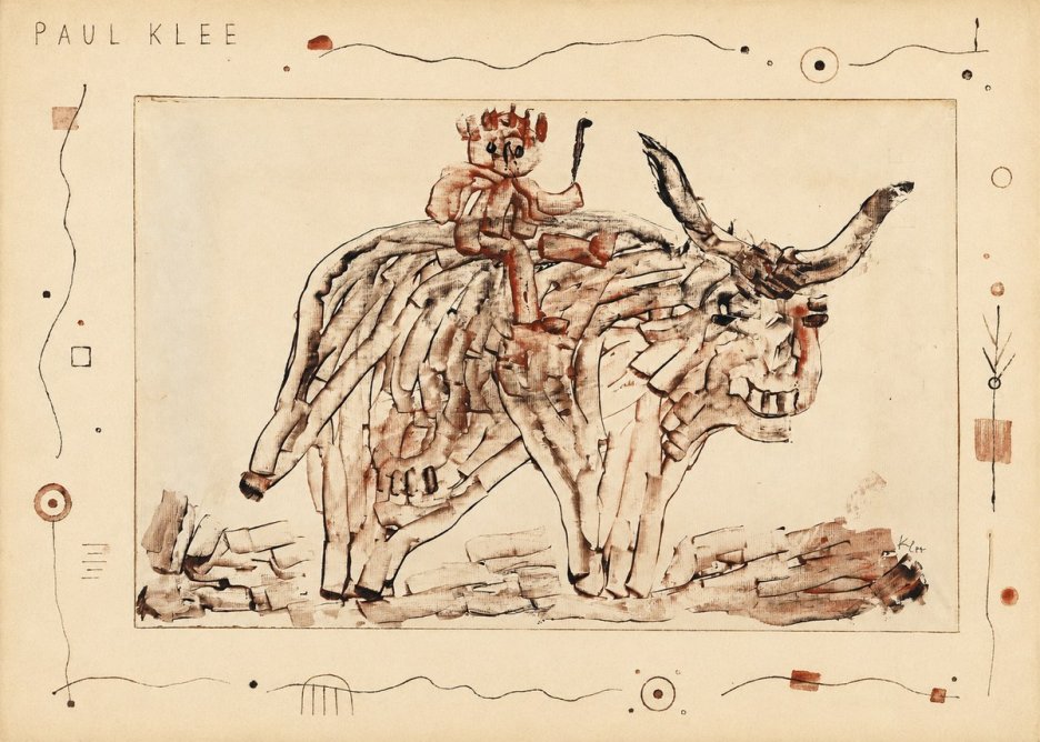 Paul Klee Bear Rider No5 - Plakát