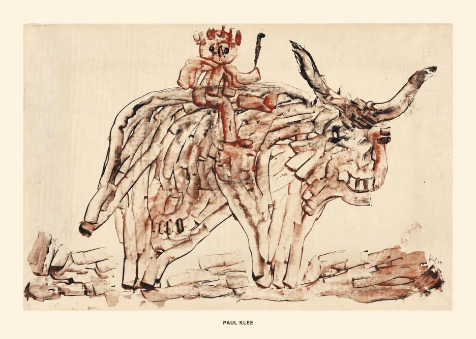 Paul Klee Bear Rider No6 - Plakát