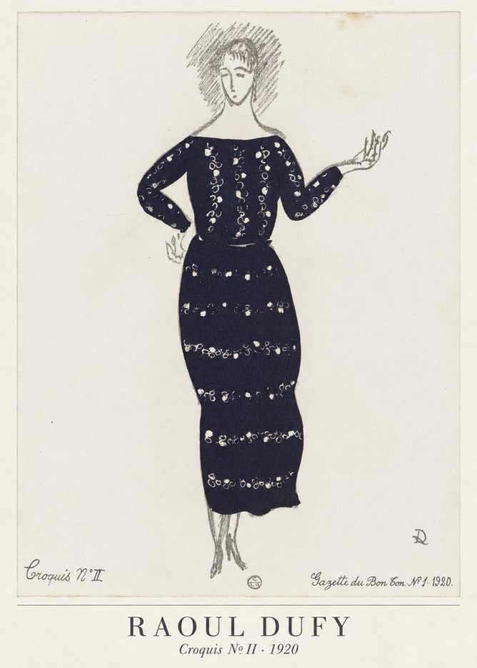 Raoul Dufy Croquis N° Ii No6 - Plakát