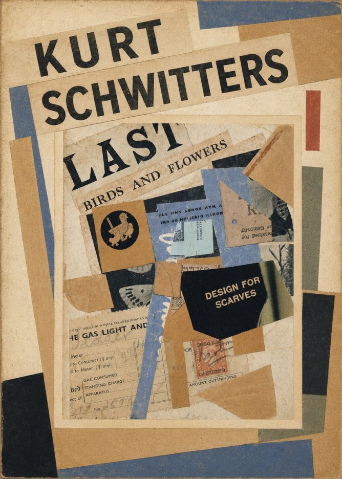 Kurt Schwitters Last Birds and Flowers No1 - Plakát