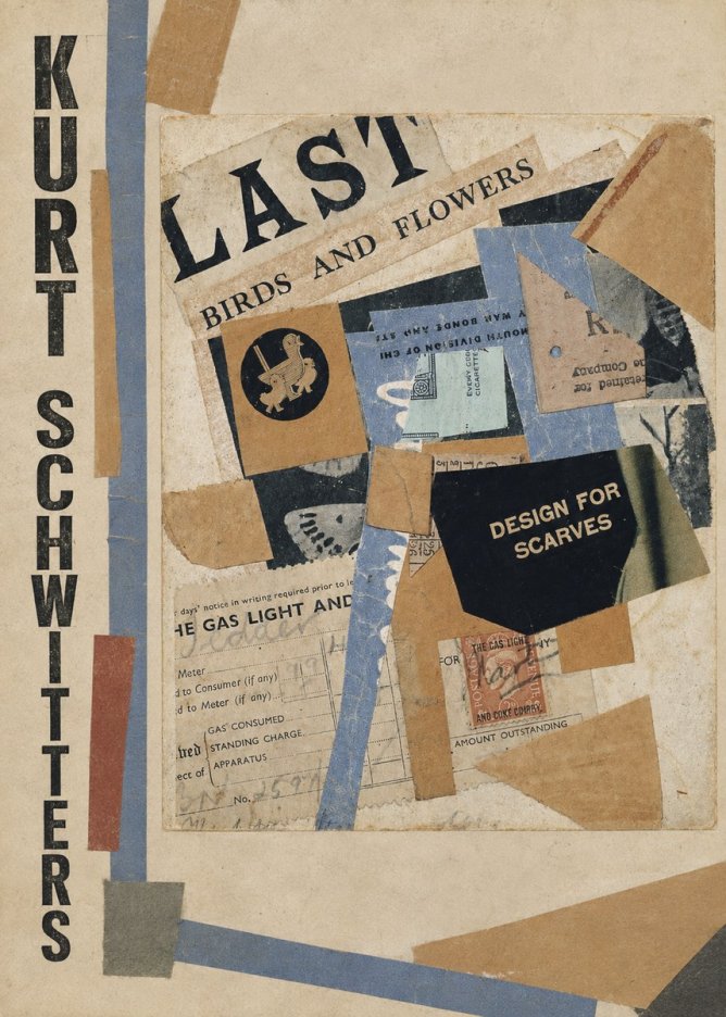 Kurt Schwitters Last Birds and Flowers No2 - Plakát