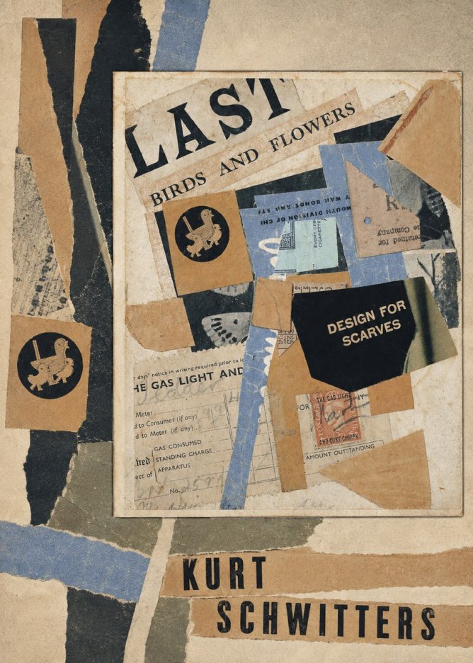 Kurt Schwitters Last Birds and Flowers No4 - Plakát