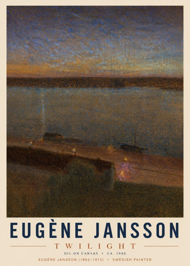 Eugène Jansson Twilight No4 - Plakát