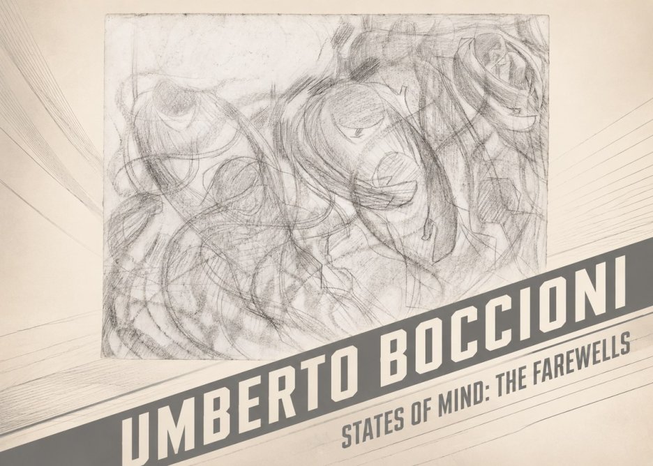 Umberto Boccioni States of Mind: the Farewells No2 - Plakát