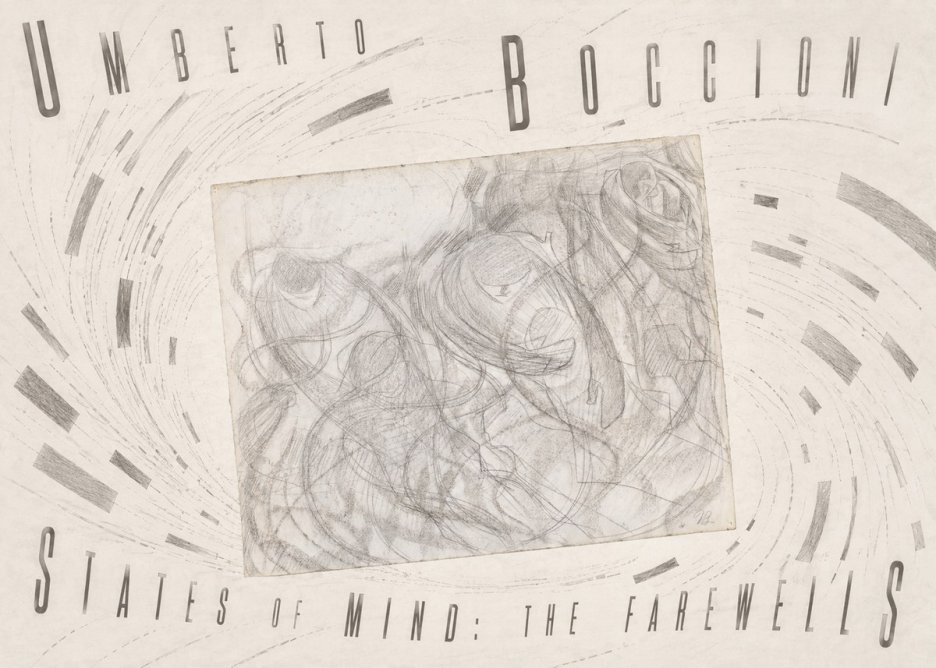 Umberto Boccioni States of Mind: the Farewells No5 - Plakát